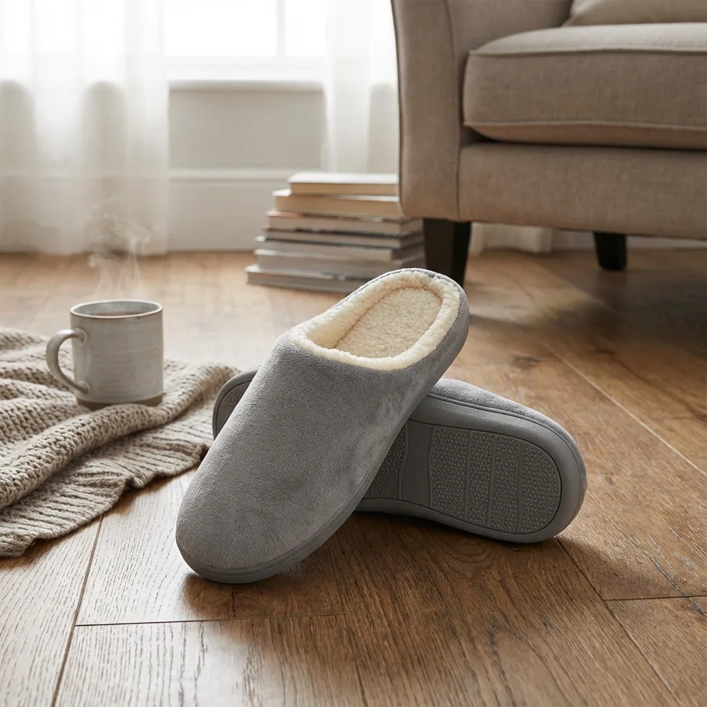 Plush Memory Foam Slipper