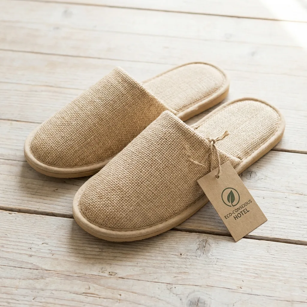 Eco-Friendly Bamboo Hotel Slipper